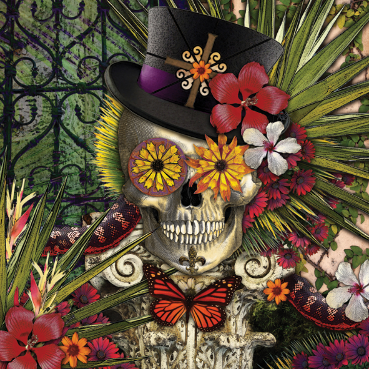 Baron in Bloom - Scratch and Dent Gothic Art Jigsaw Puzzle