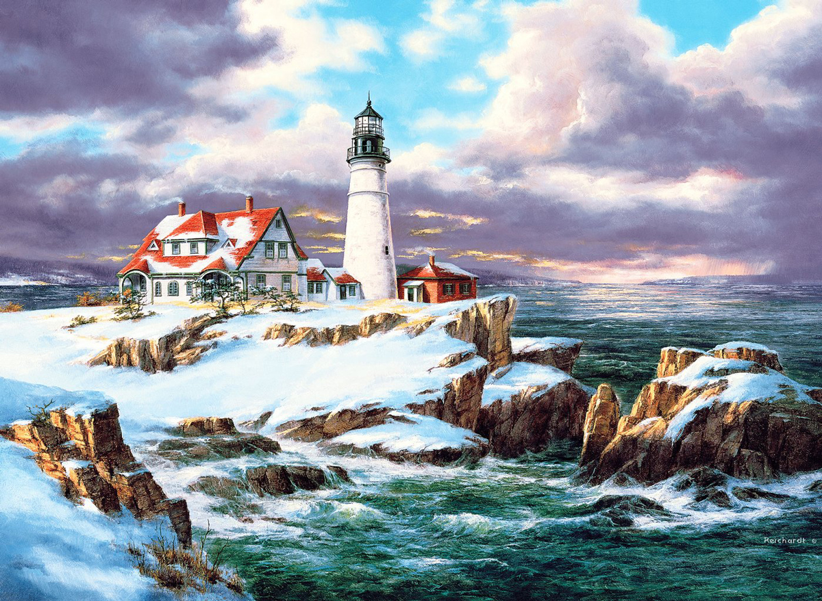 Portland Head Lighthouse Lighthouse Jigsaw Puzzle