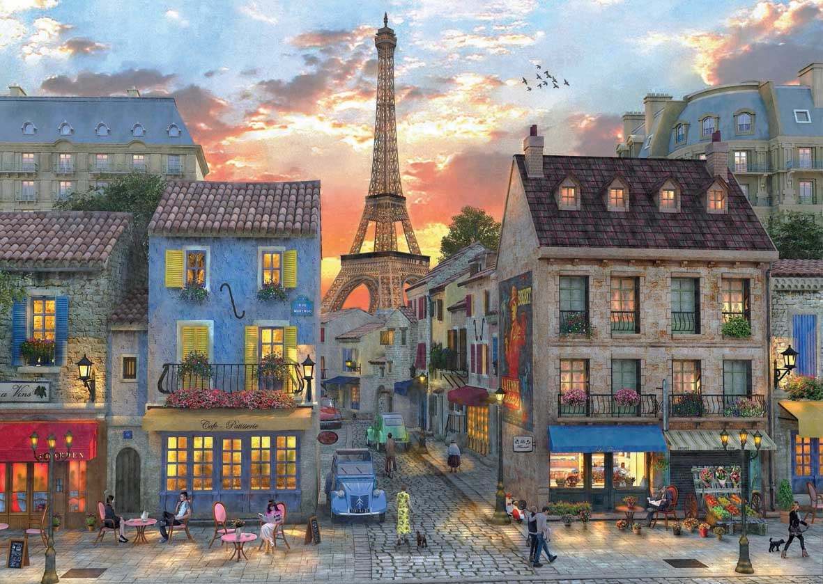 Streets of Paris - Scratch and Dent Paris & France Jigsaw Puzzle