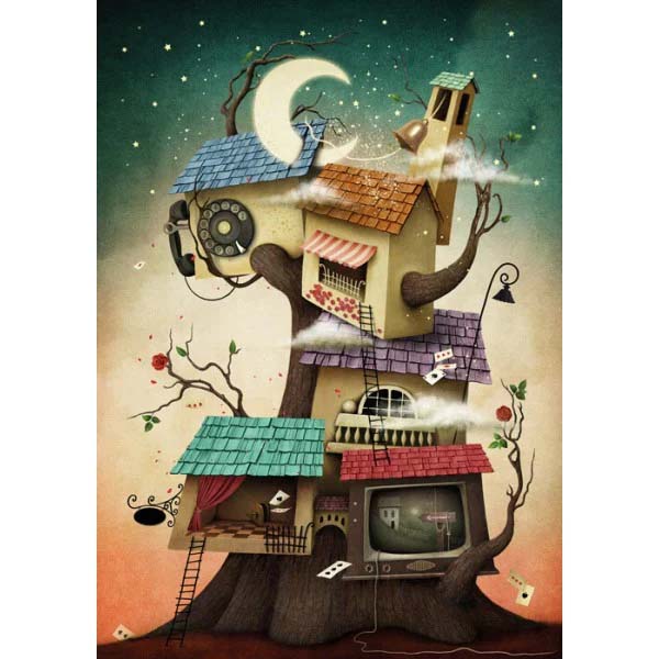 House on the Tree Fantasy Jigsaw Puzzle