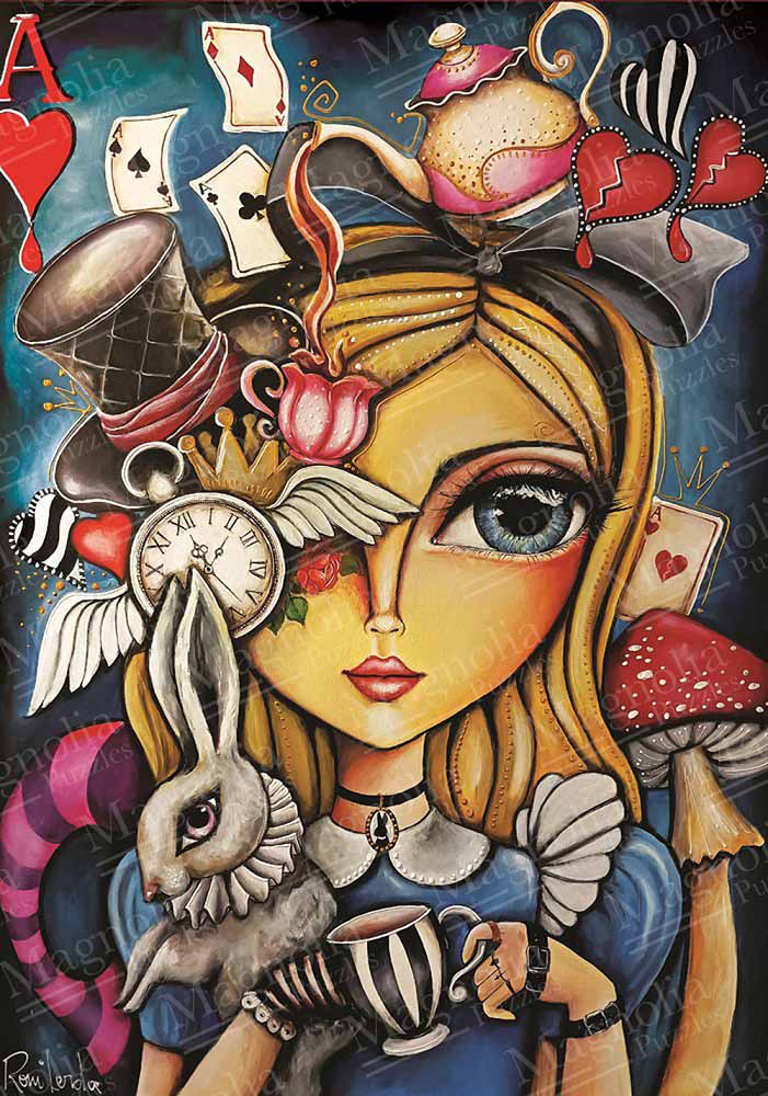 Alice Books & Reading Jigsaw Puzzle