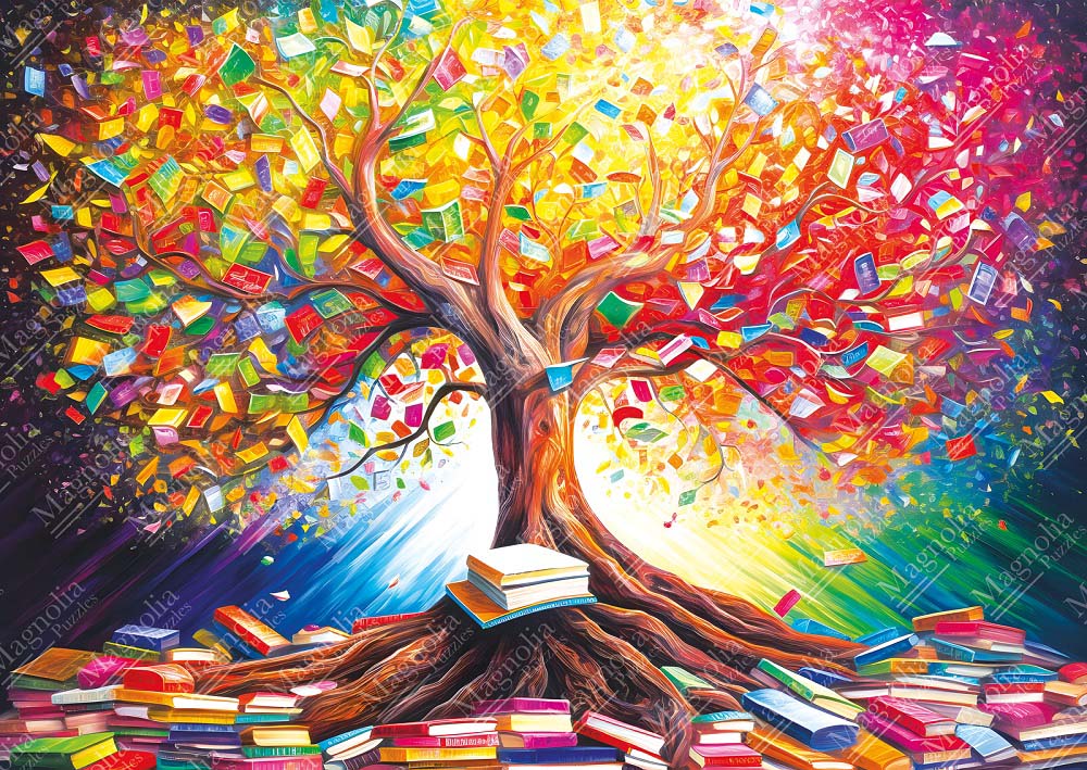Tree of Books Books & Reading Jigsaw Puzzle