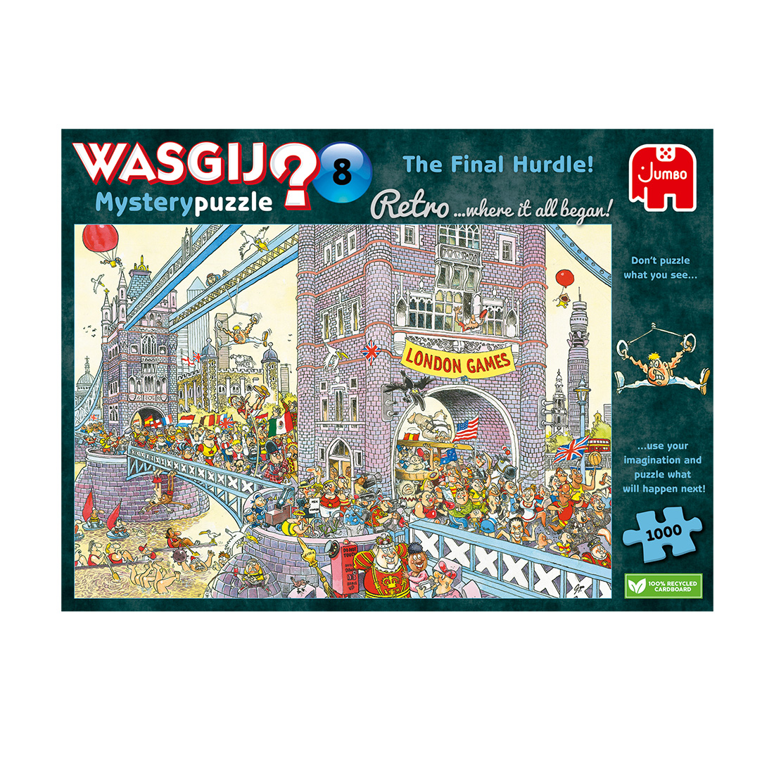 Wasgij Retro Mystery 8: The Final Hurdle Nostalgic & Retro Jigsaw Puzzle