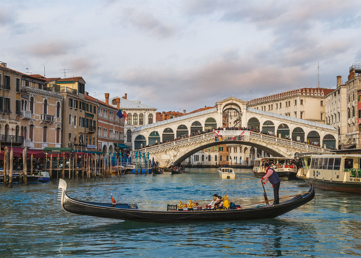 Sights of Venice Italy Jigsaw Puzzle By Buffalo Games