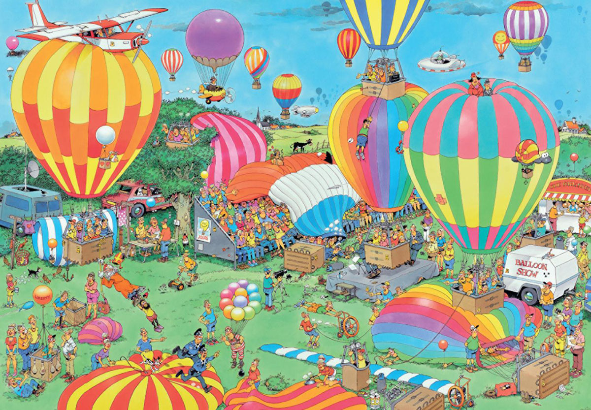 The Balloon Festival - Scratch and Dent Humor Jigsaw Puzzle