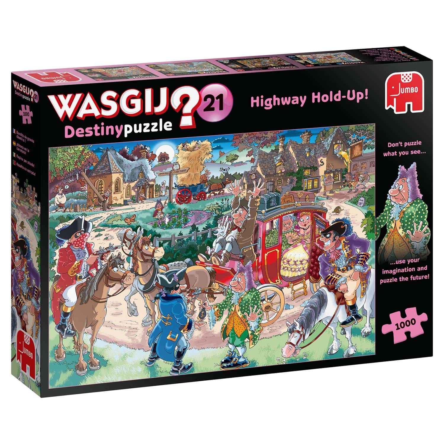 Wasgij Destiny 21: Highway Holdup - 1000 Piece Jigsaw Puzzle