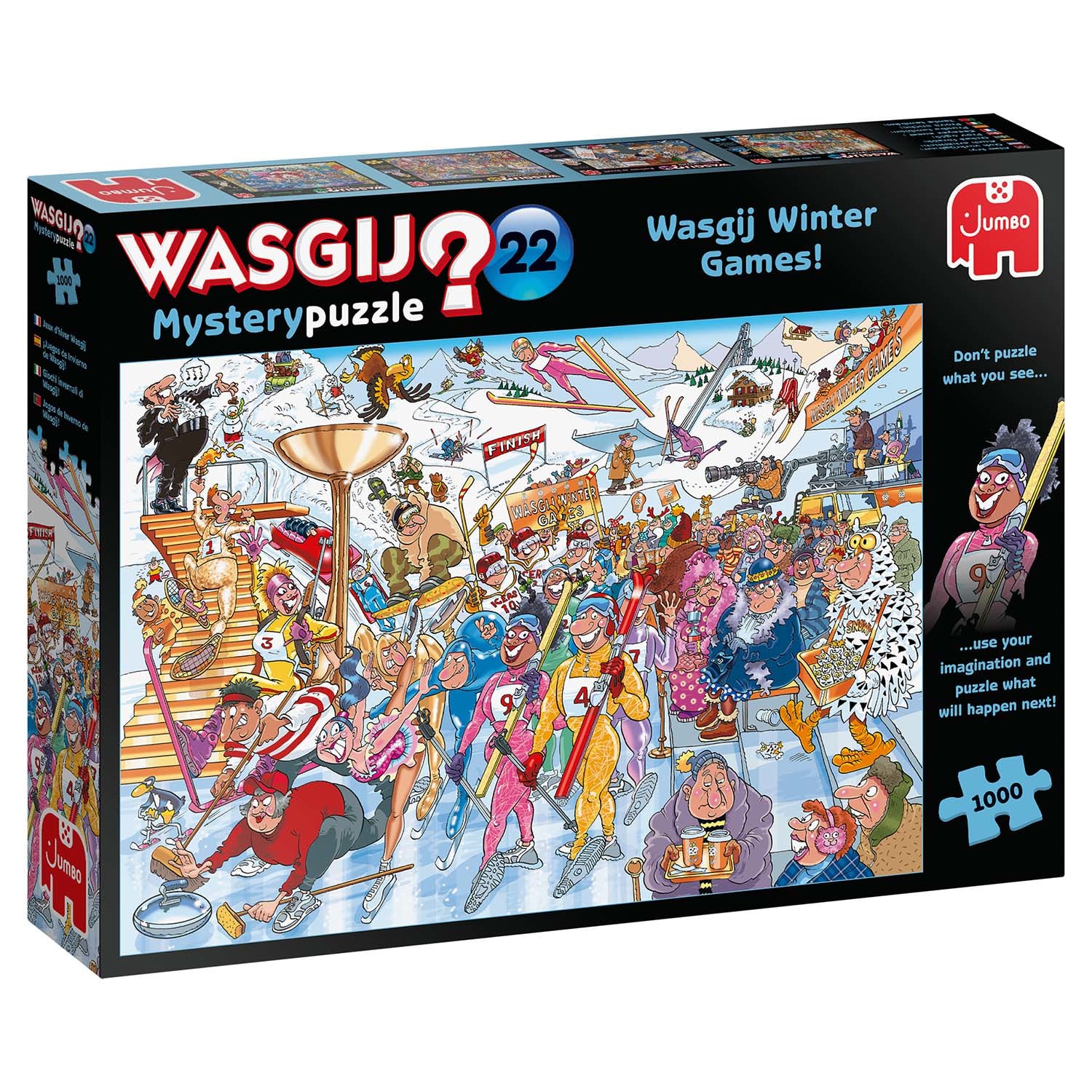 jumbo ミステリー ジグソーパズル 1000*2ピース19172 Wasgij Mystery 22: Winter Games! - 1000 Piece Jigsaw Puzzle