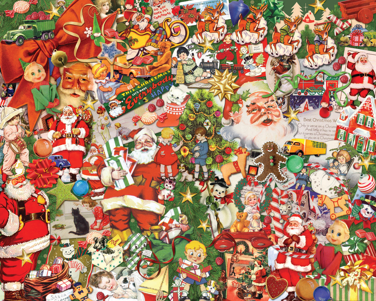 Vintage Christmas - Scratch and Dent Christmas Jigsaw Puzzle