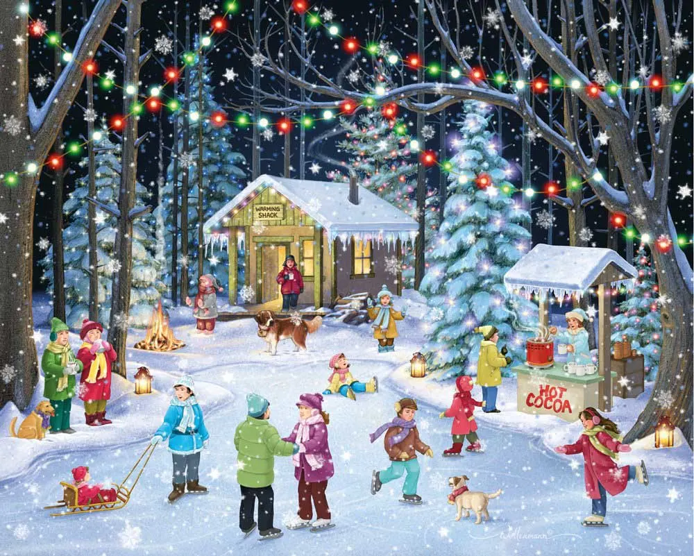 Woodland Skaters Winter