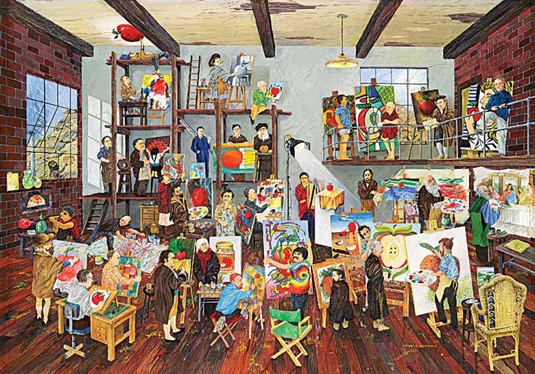 The Great Artists Famous People Jigsaw Puzzle