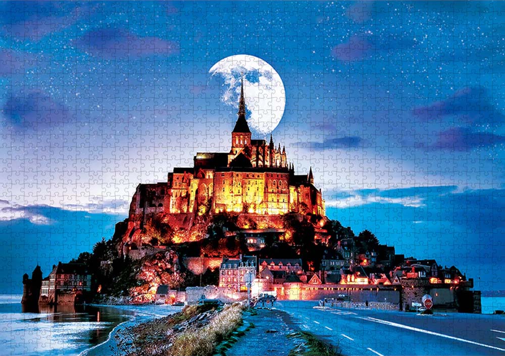 Mont St. Michel Castle Jigsaw Puzzle