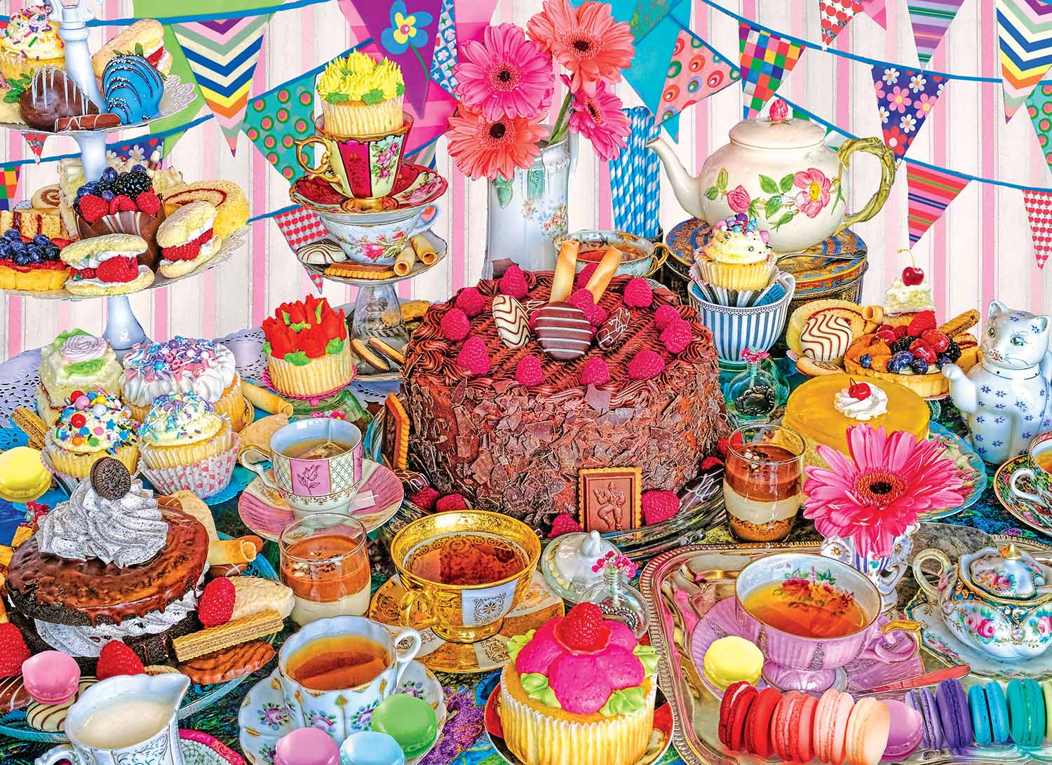Tea Party Tent  Food and Drink Jigsaw Puzzle