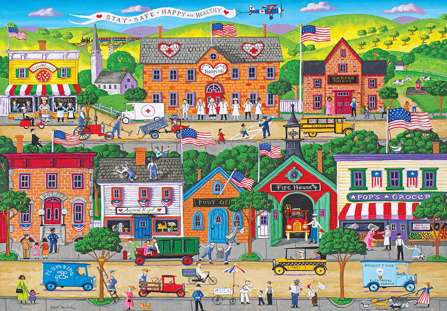 Hometown Heroes - Scratch and Dent Countryside Jigsaw Puzzle