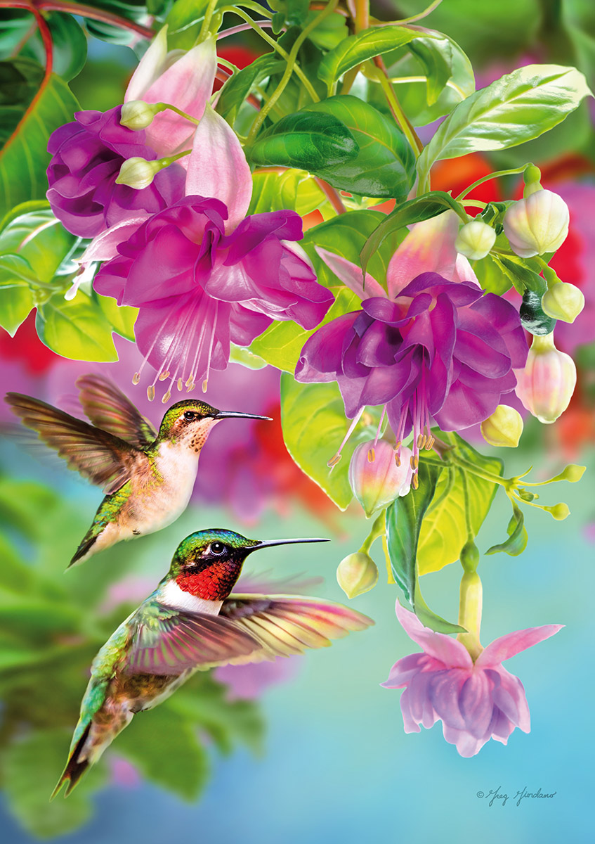 Hummingbirds - Scratch and Dent Birds Jigsaw Puzzle