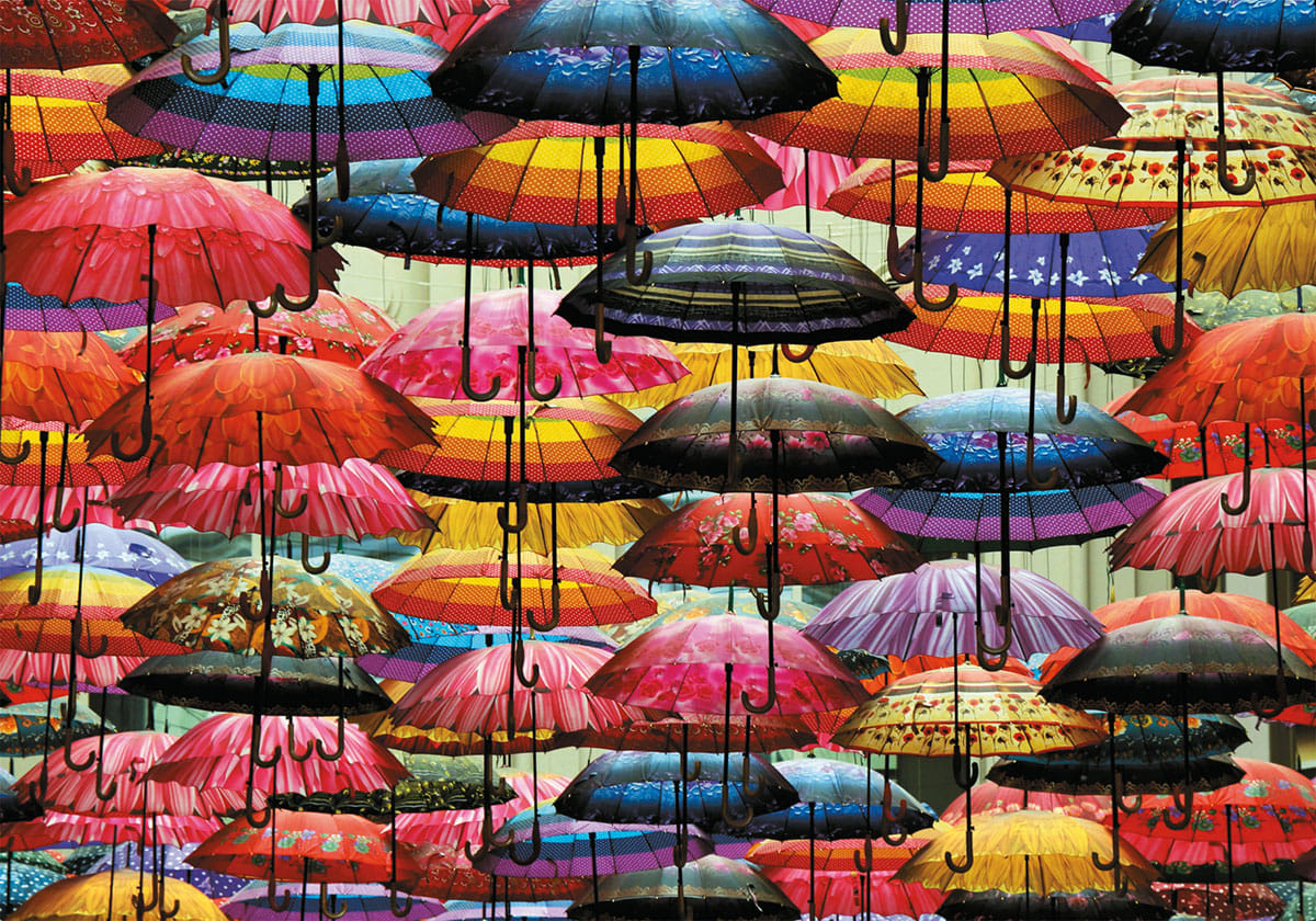 ジグソーパズル puzzle 1000 piatnik Umbrellas - 1000 Piece Jigsaw Puzzle by Piatnik | Puzzle
