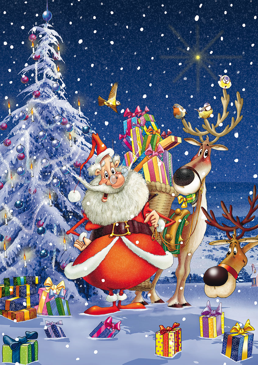 Santa Around the World Christmas Jigsaw Puzzle By SunsOut