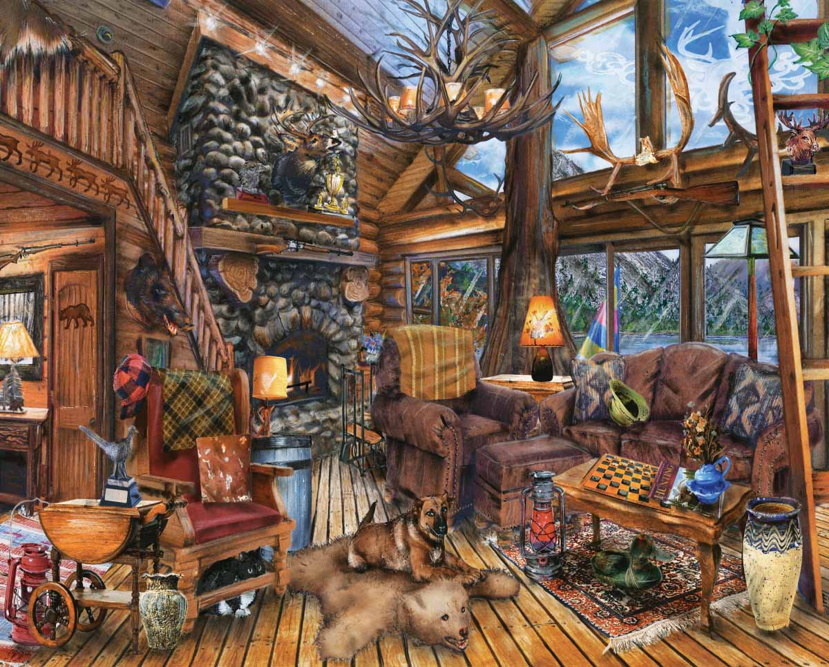 The Hunting Lodge Cabin & Cottage Jigsaw Puzzle