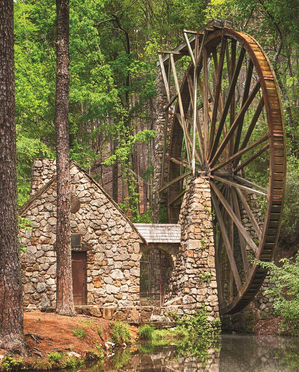 Water Wheel Countryside Jigsaw Puzzle