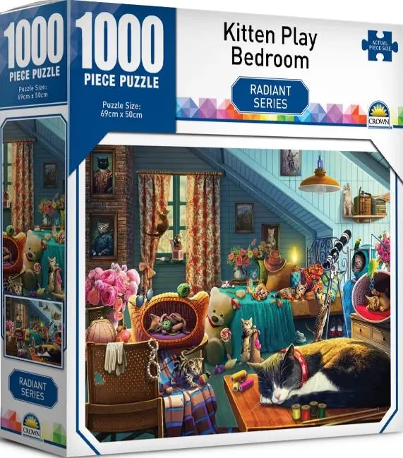 Radiant Series - Kitten Play Bedroom by Crown