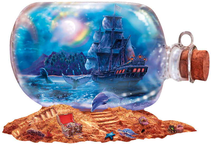Run Aground - Scratch and Dent Dolphin Shaped Puzzle