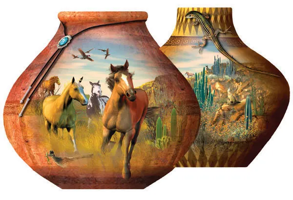 Southwestern Pots Horse