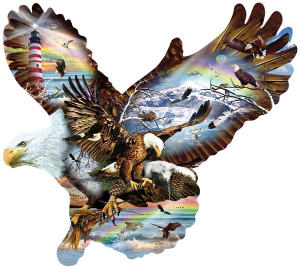 Eagle Eye - Scratch and Dent Eagle Shaped Puzzle