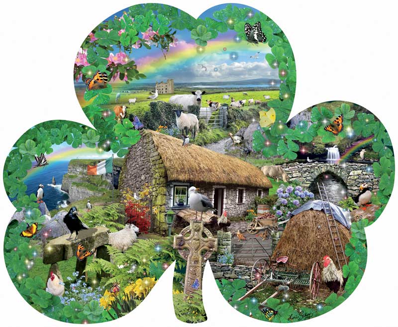 Irish Charm - Scratch and Dent Farm Shaped Puzzle