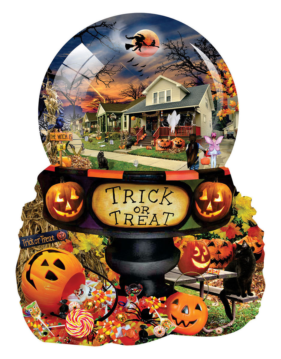 Halloween Globe - Scratch and Dent Halloween Shaped Puzzle