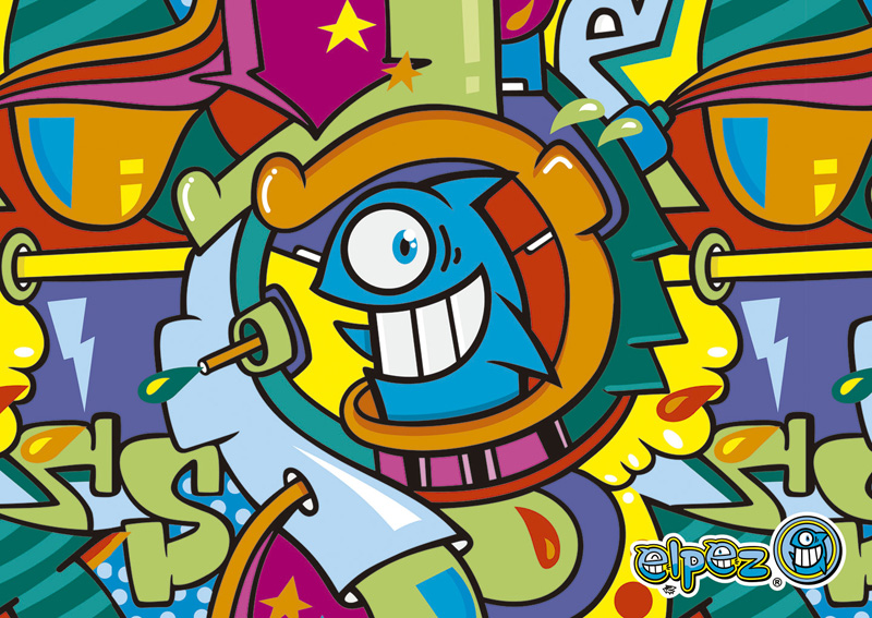 El Pez - Scratch and Dent Abstract Jigsaw Puzzle