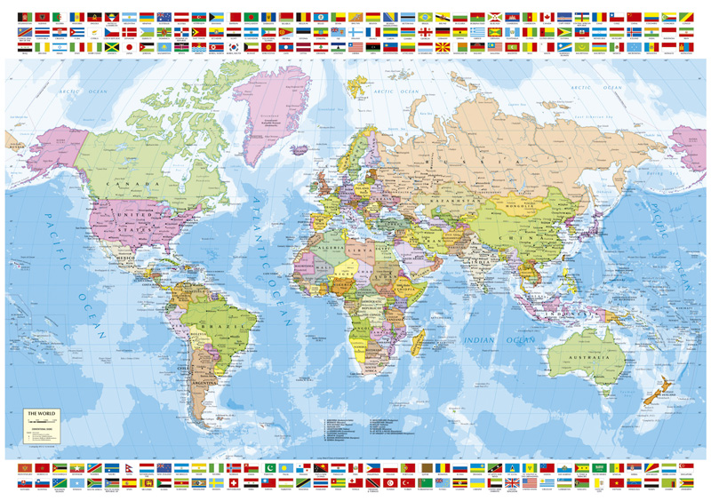 Map of the World - Scratch and Dent Maps & Geography Jigsaw Puzzle