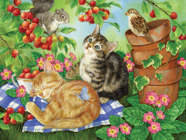 Pounce Snookums Cats Lenticular Puzzle By Prime 3d Ltd