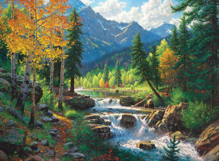 Mountain Medley - Scratch and Dent Fall Jigsaw Puzzle