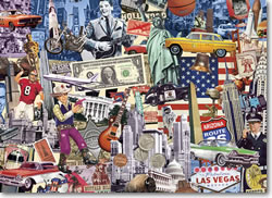 Banknotes of the United States United States Jigsaw Puzzle By Pigment & Hue