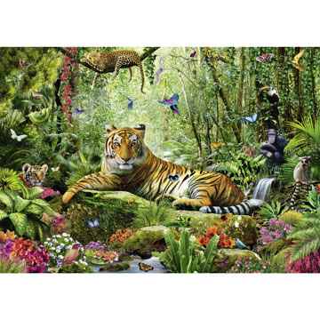 The Big Five Big Cats Jigsaw Puzzle By Tomax Puzzles