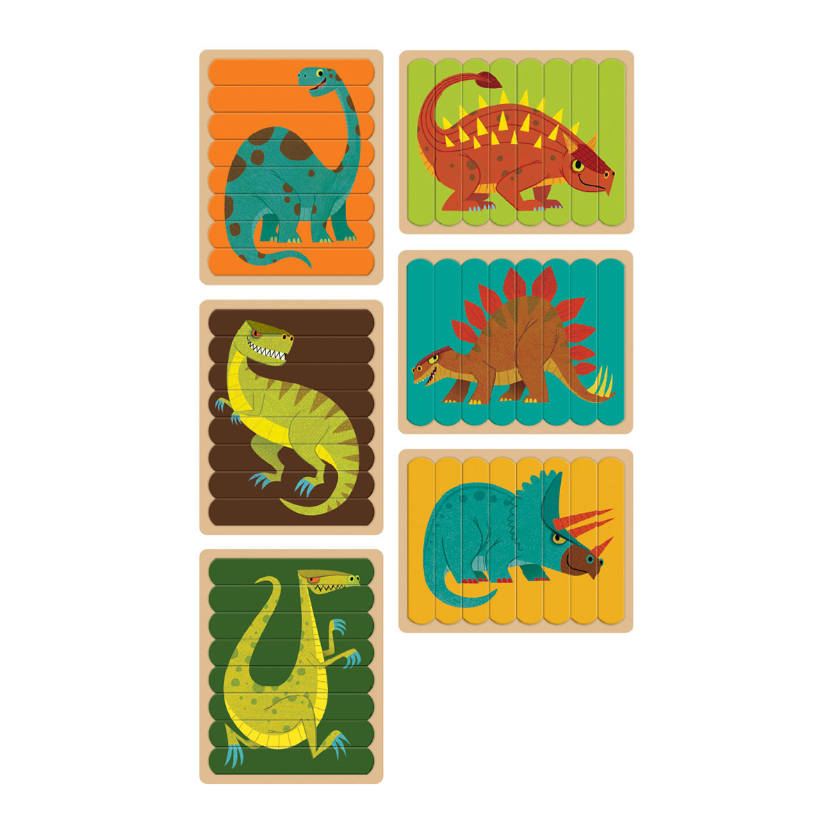 Mighty Dinosaurs Puzzle Sticks Dinosaurs Jigsaw Puzzle