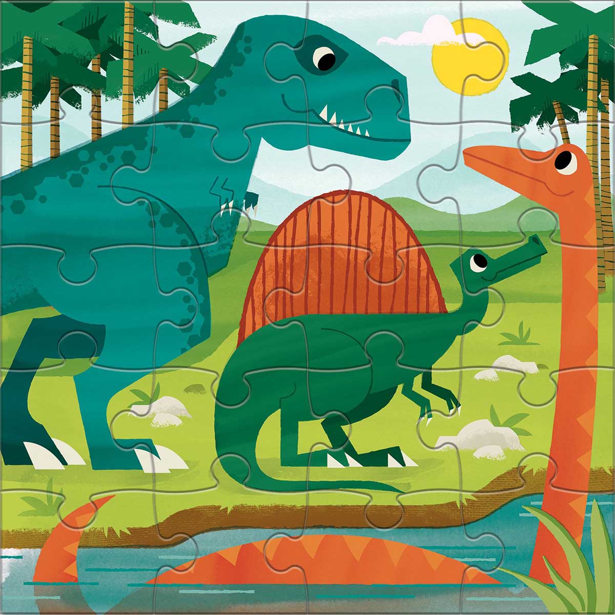 Mighty Dinosaurs Dinosaurs Jigsaw Puzzle