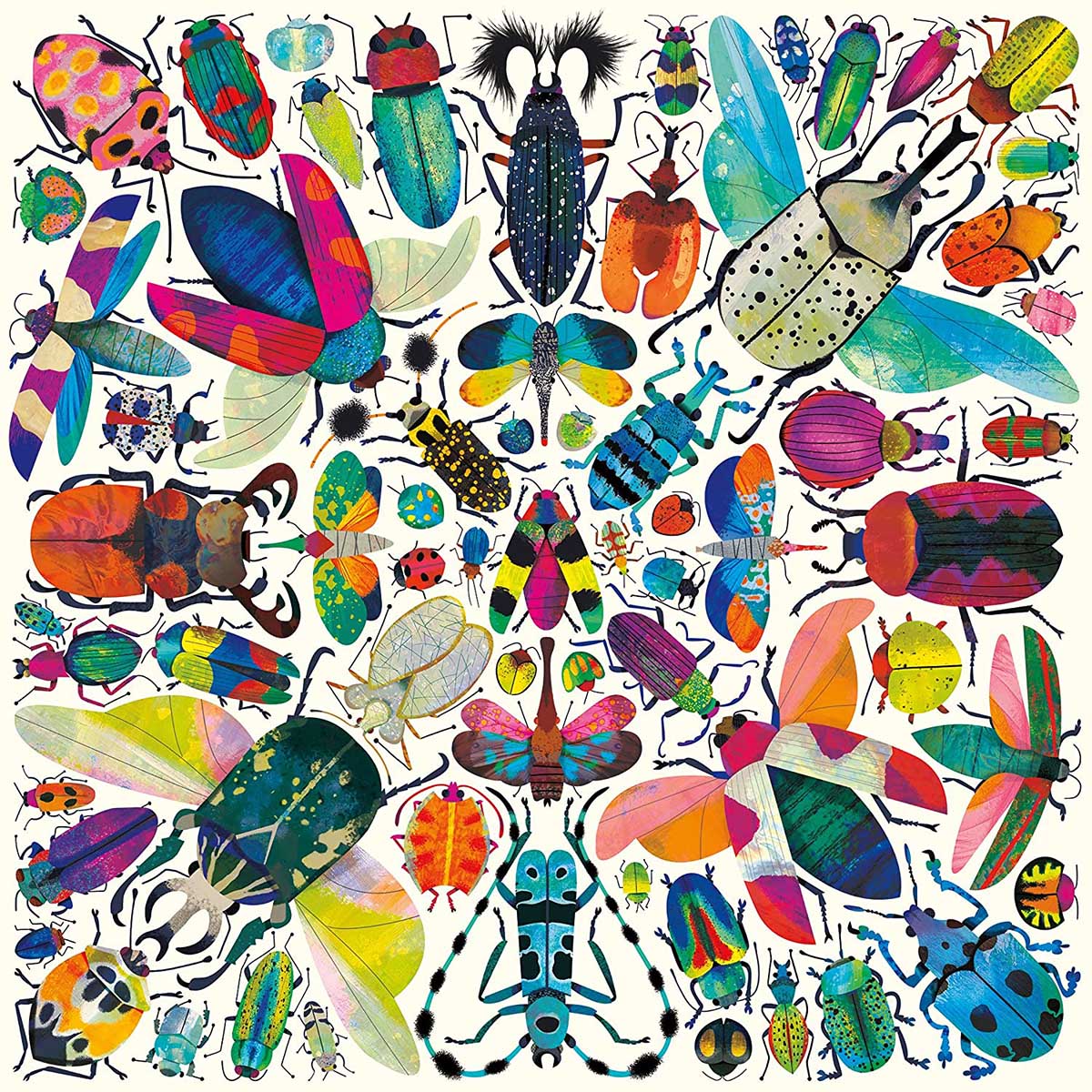 Kaleido Beetles Butterflies and Insects Jigsaw Puzzle