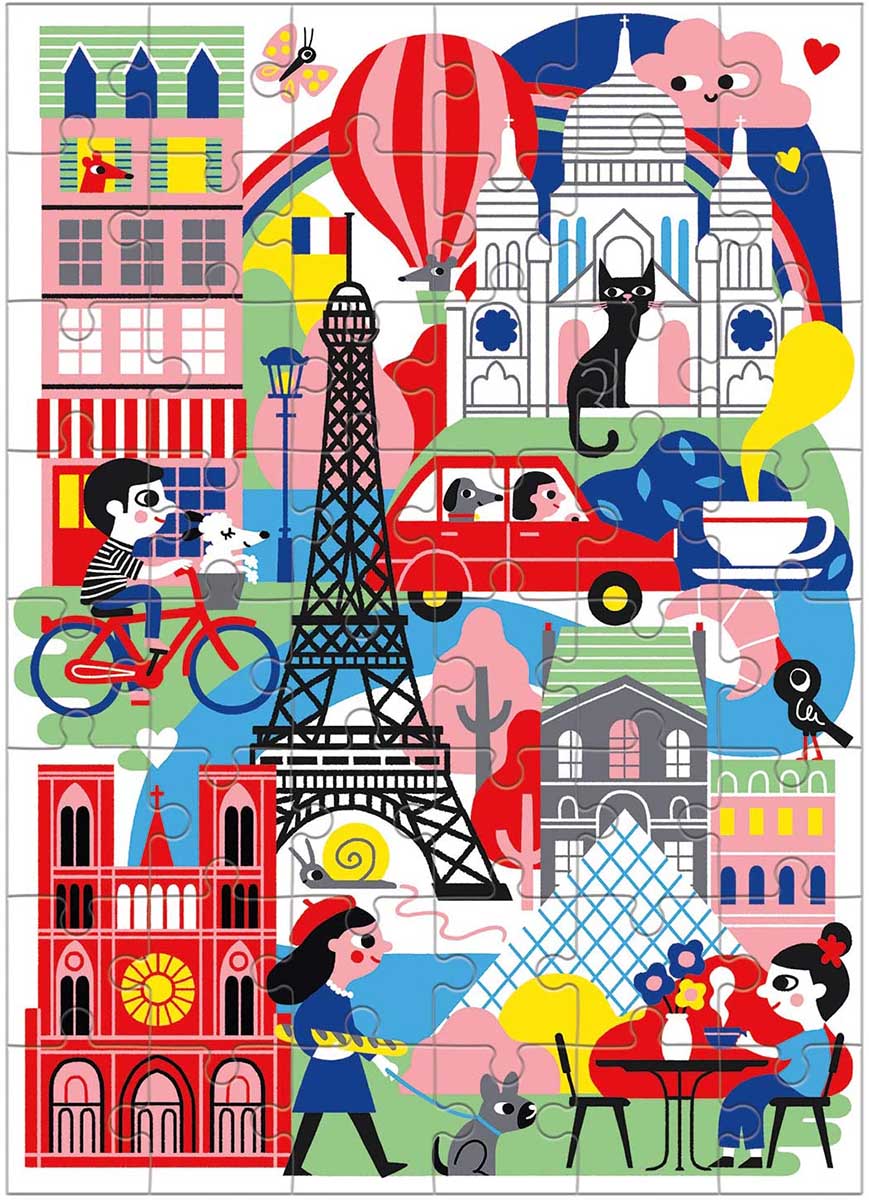 Paris Mini Puzzle Paris & France Jigsaw Puzzle
