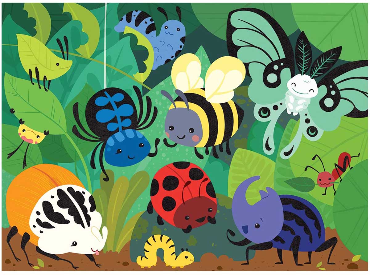 Beetles & Bugs Butterflies and Insects Jigsaw Puzzle