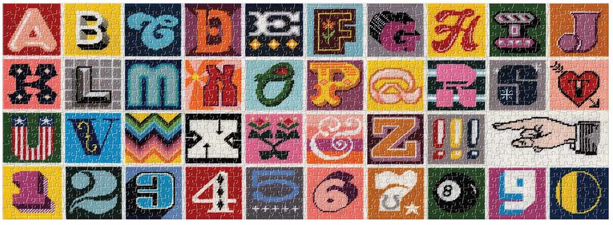 Needlepoint A to Z Quilting & Crafts Jigsaw Puzzle