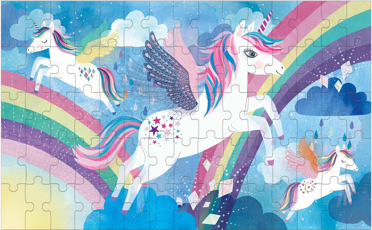 Unicorn Magic Lenticular Puzzle Unicorn Jigsaw Puzzle