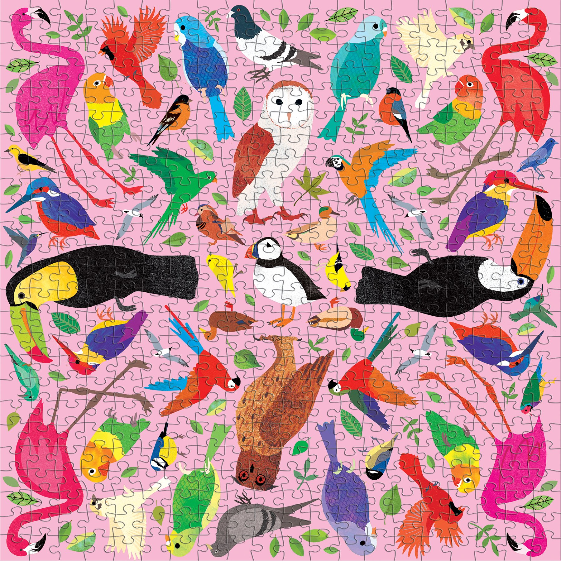 Kaleido Birds - Scratch and Dent Birds Jigsaw Puzzle