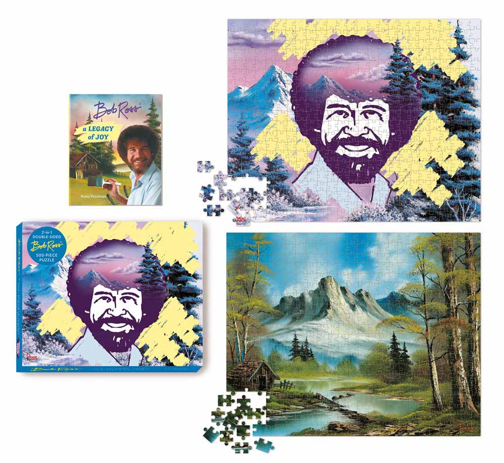 Bob Ross , 500 Pieces, Workman Publishing | Puzzle Warehouse