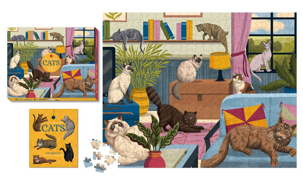 For the Love of Cats Cats Jigsaw Puzzle