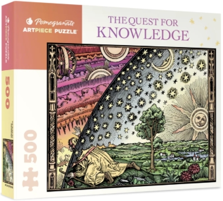 The Quest For Knowledge Contemporary & Modern Art Jigsaw Puzzle