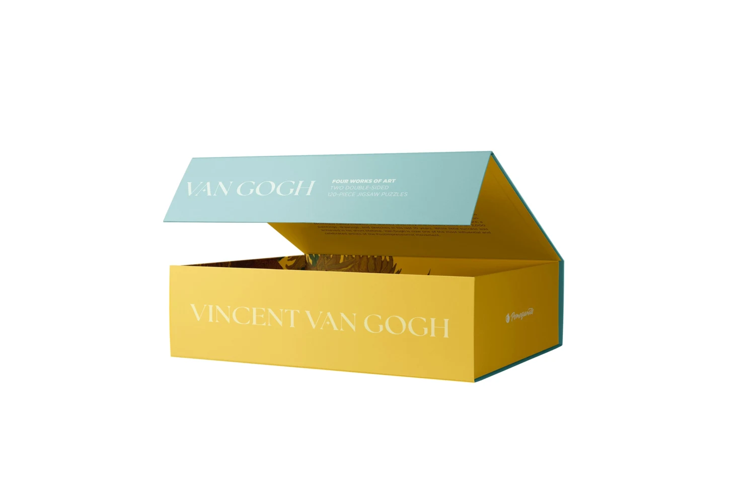 Vincent van Gogh 120-Piece Double-Sided Jigsaw Puzzle Set Fine Art