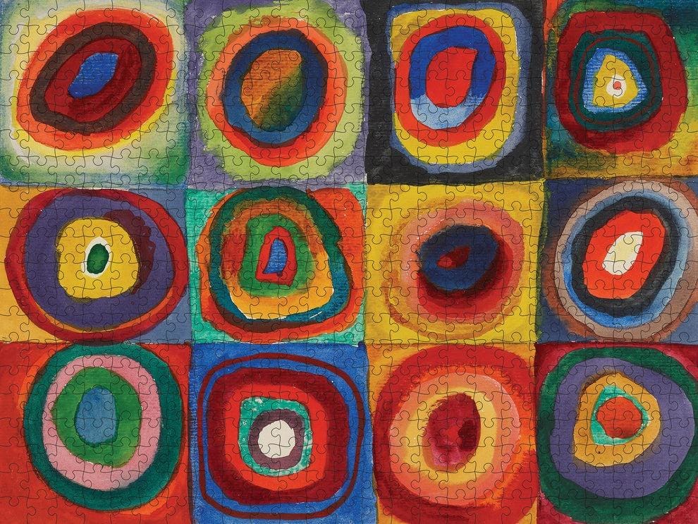 Wassily Kandinsky: Squares with Concentric Circles Contemporary & Modern Art