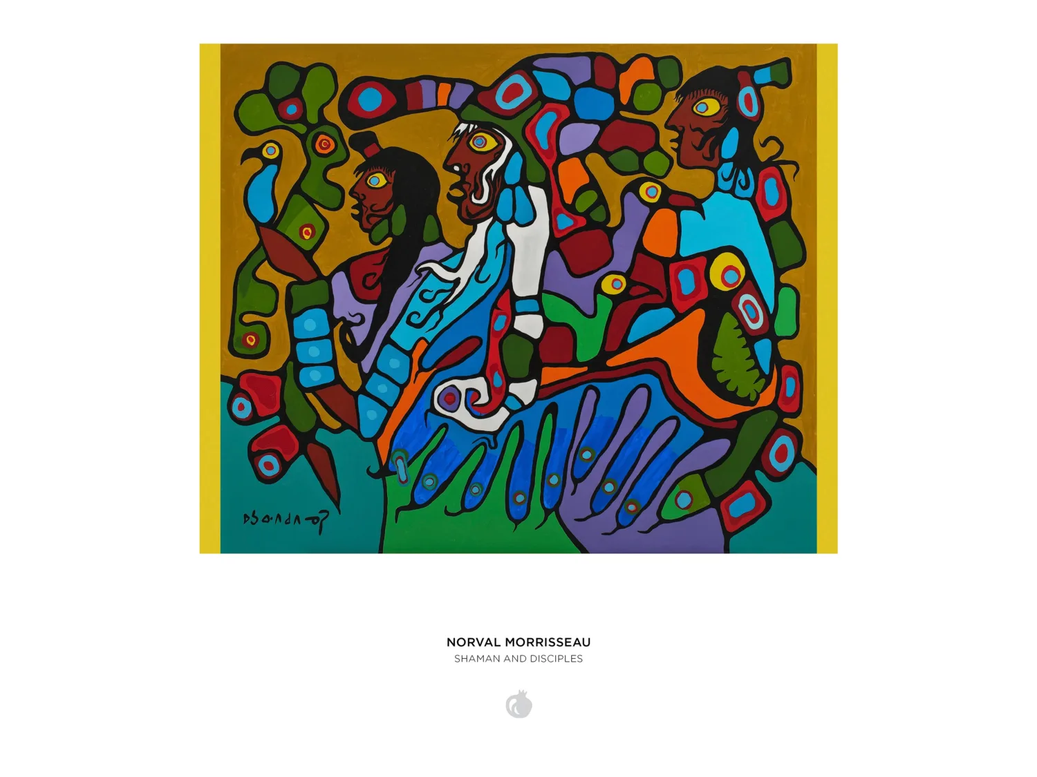 Norval Morrisseau: Shaman and Disciples Cultural Art