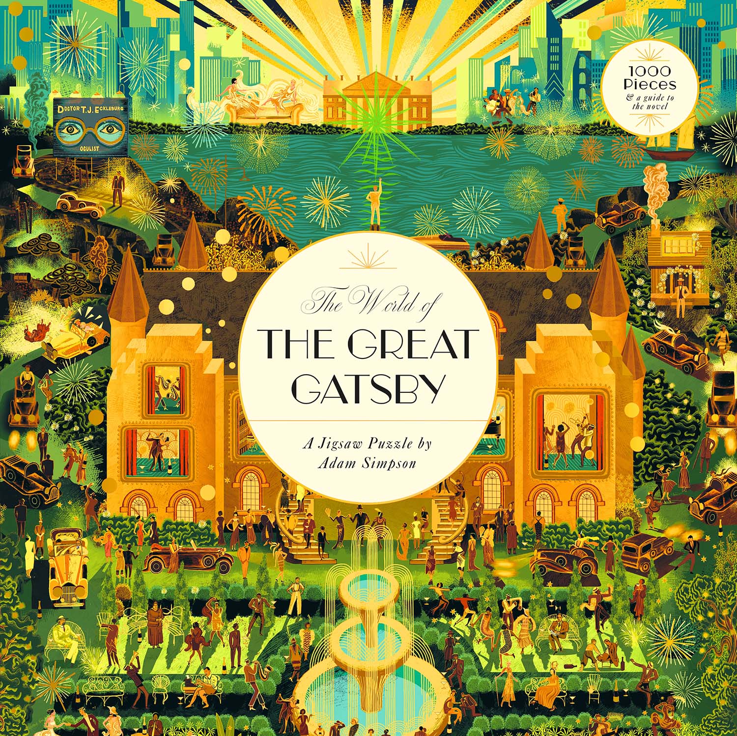 The World of The Great Gatsby Books & Reading Jigsaw Puzzle