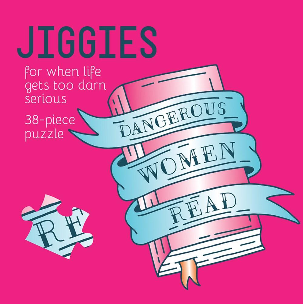 Dangerous Women Read Jiggie Books & Reading Jigsaw Puzzle